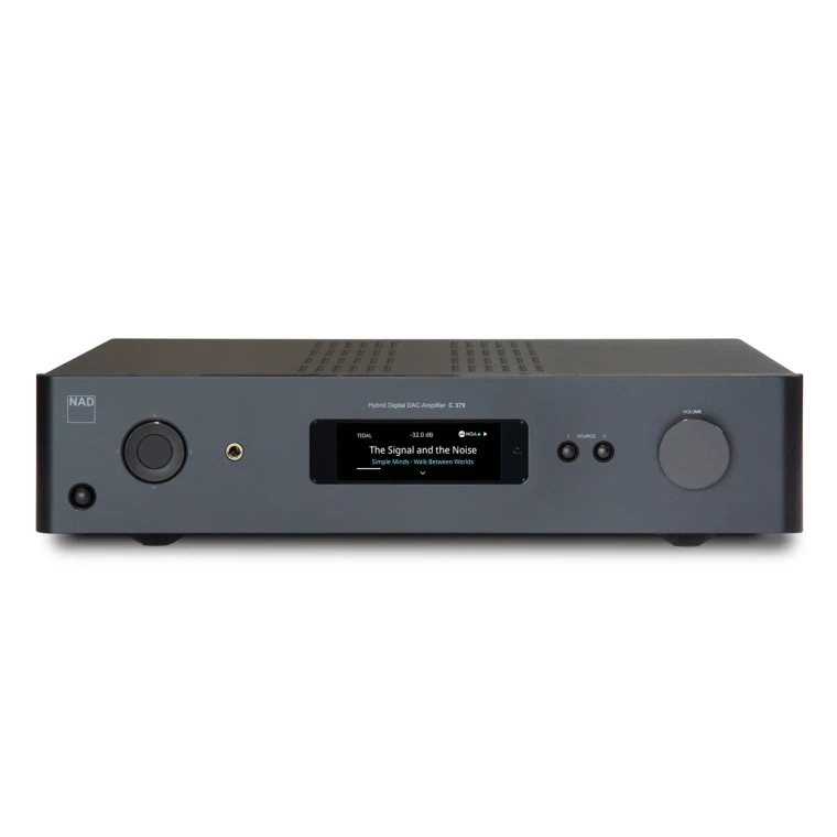NAD C 379 – Integrated Amplifier front panel controls