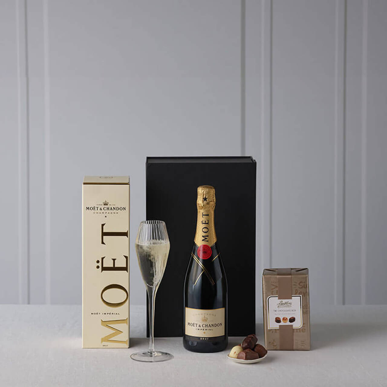 Moet & Chandon Champagne & Butlers Chocolates - Gifts Direct