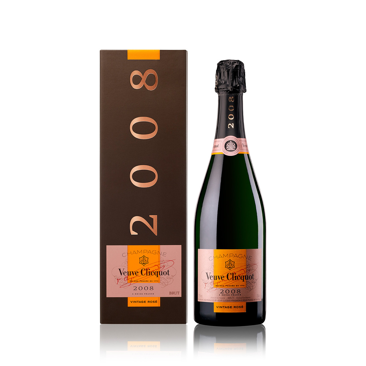 Vintage Rose Veuve Clicquot Pink Champagne Gift - Gifts Direct