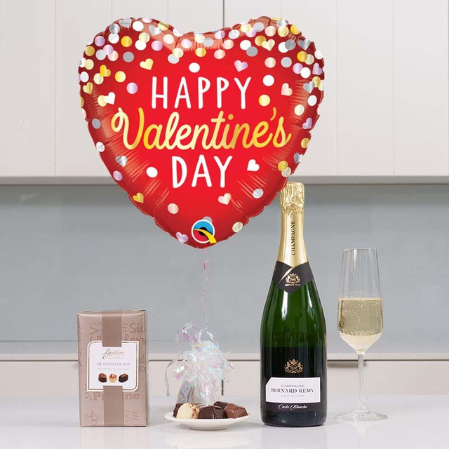 My Valentine Balloon & Bubbles Gift