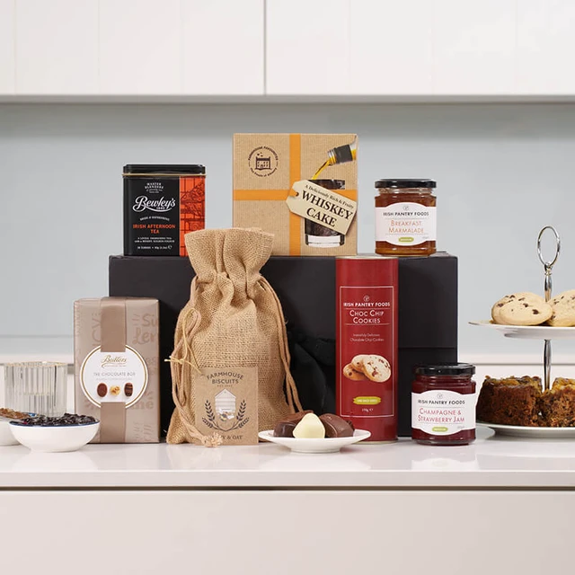 Well Wishes Hamper featuring comforting Irish treats and thoughtful gourmet gifts, perfect for sending care and support, available at GiftsDirect