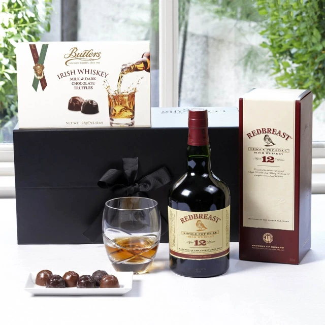 Red Breast Whiskey And Chocolate Gift