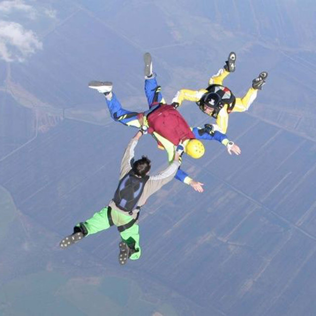Solo Parachute Jump