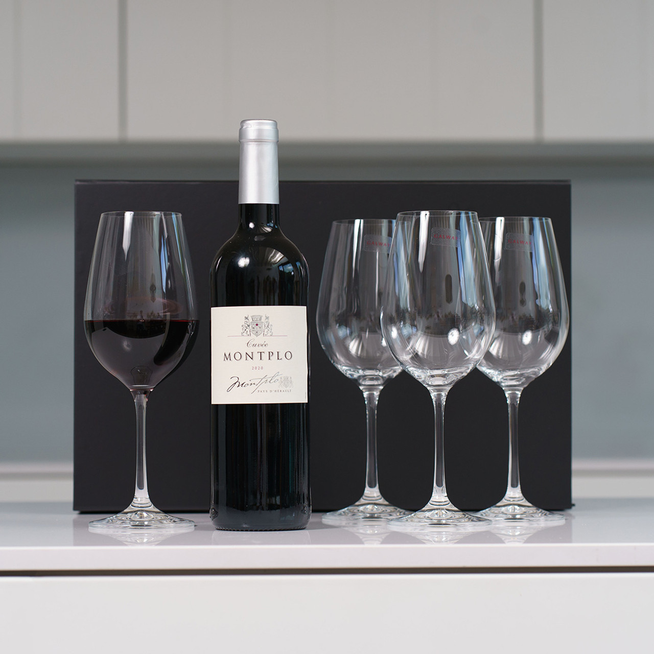 Galway Crystal Glasses & Wine Gift Set