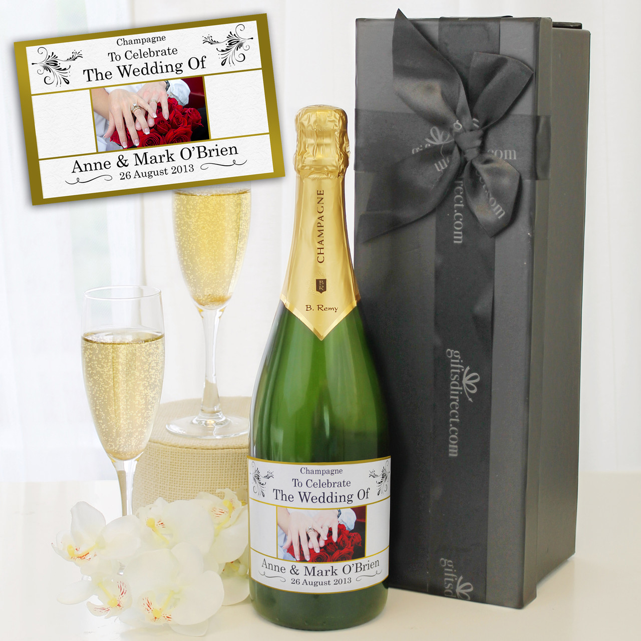 Personalised Wedding Champagne