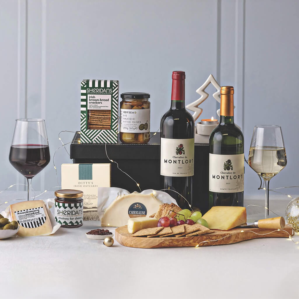 The Deluxe Wine & Cheese Gift Box