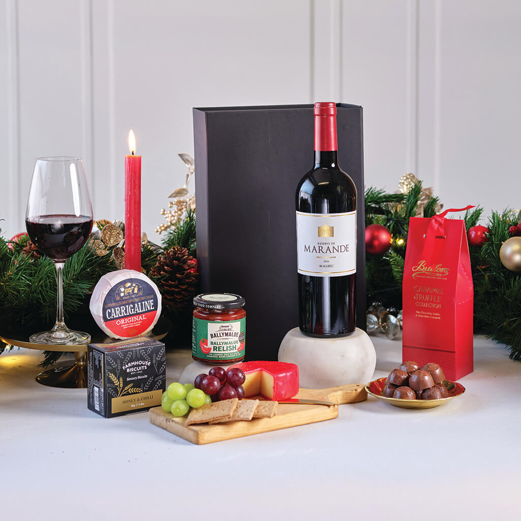Cheese & Wine Irish Gift Box