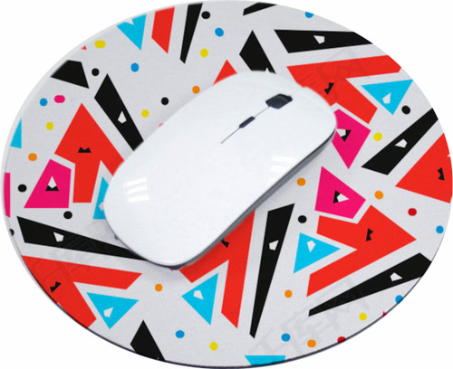 Mouse Pad Custom Personalized Photo Picture & Text Neoprene Office Supplies & Gaming Computer Desk Accessories Round Shape