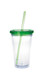 Good Value Clear Tumbler with Colored Lid - 18 oz.