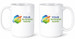 Personalized Ceramic Mug –  15 oz Budget Mug – Two -Side Custom Print Photo, Logo, Text