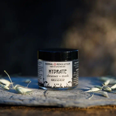 Hydrate Facial Cleanser/Mask - Hibiscus Rose