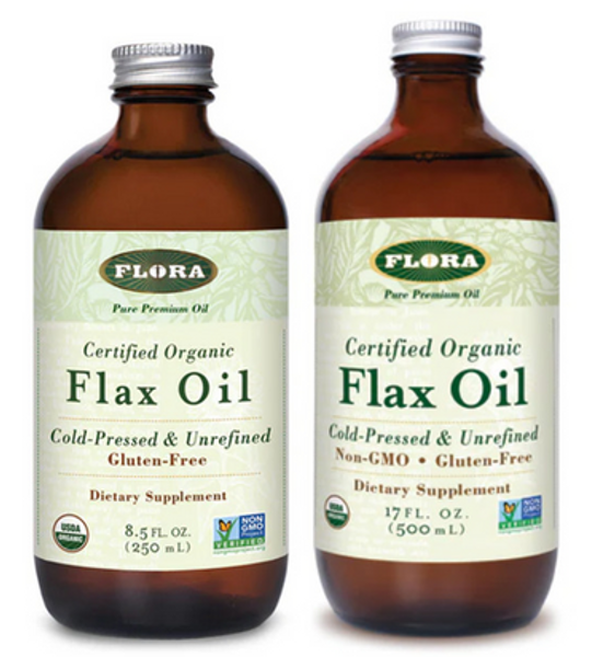 018007/018008 - Flax Oil 8.5 oz, or 17 oz