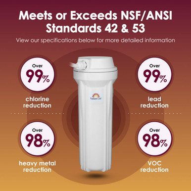 Radiant Life Direct Connect Water Filter Advanced Filter Technology