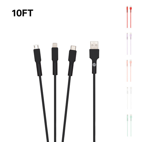 CONNECT 10ft 3-in-1 Cable