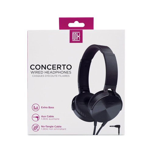 Concerto Wireless Headphones (Black/Blue/Pink Assorted)