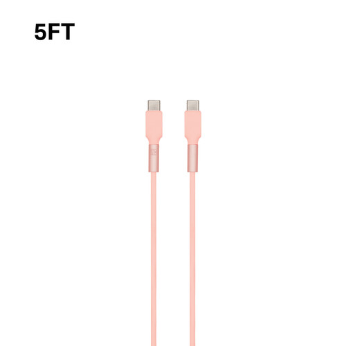5ft Type-C to Type-C Cable - Pink