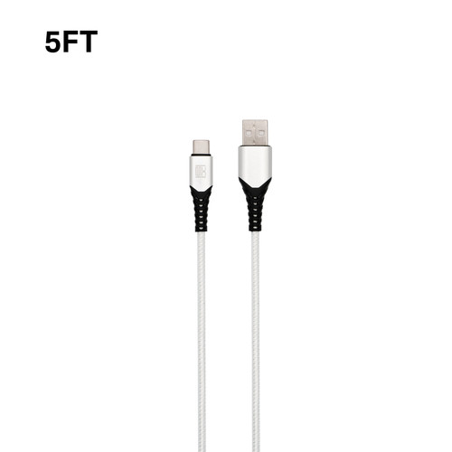 5ft Heavy Duty Type-C Cable - White