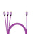 CONNECT 10ft Type-C to 3-in-1 Neon Cable
