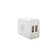 2.4A CETL Dual USB Wall Charger - White