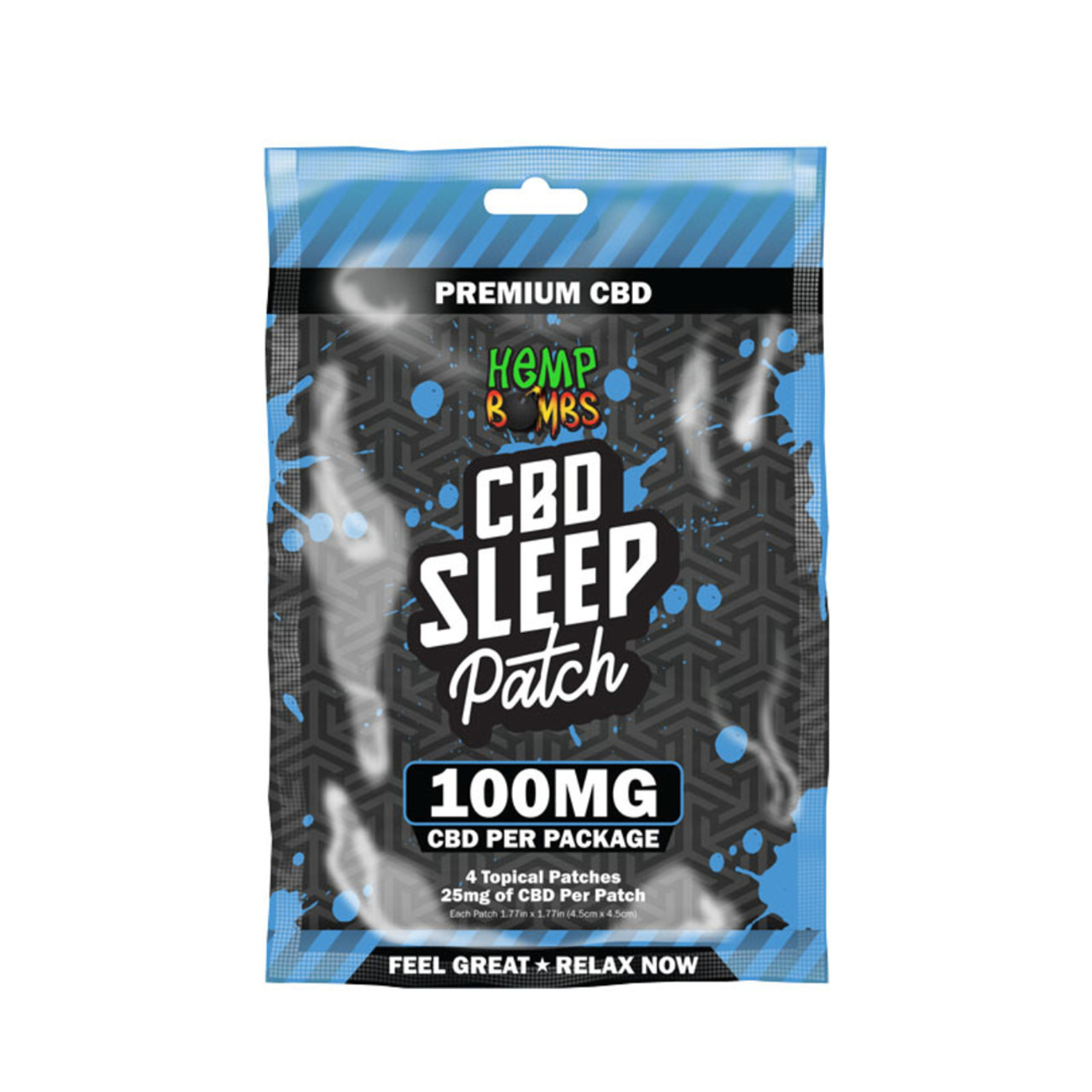 Hemp Bombs Hangover CBD Patches – 25mg of CBD per patch (4 Patches per –   / Universal Nutritional Products, Inc.