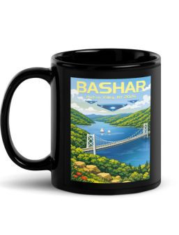 New York 2006 Commemorative Black Glossy Mug