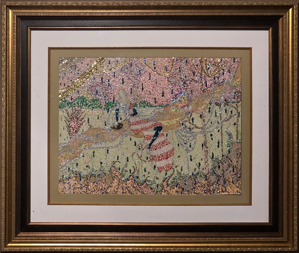 “Dame Américaine Dans Les Bois” by L. C. Atencio (Original Painting)