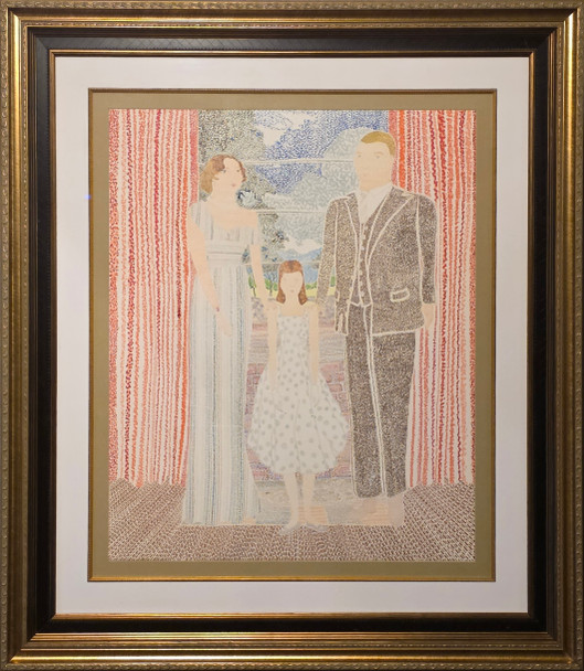 “Famille Américaine” by L. C. Atencio (Original Painting)