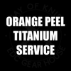 Orange Peel Textured Titanium Finish (READ DETAILS)