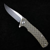 WE Knife Co. Blitz Liner Lock Knife Tan G-10 (3.4" Black) 711D