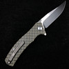 WE Knife Co. Blitz Liner Lock Knife Tan G-10 (3.4" Black) 711D