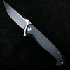 WE Knife Co. Streak M390 Liner Lock Knife Black G-10 (3.4" Black Stonewash) 818C