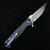 WE Knife Co. Streak M390 Liner Lock Knife Black G-10 (3.4" Black Stonewash) 818C