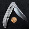 Twosun Micro M390 Carbon Fiber Titanium Flipper Pocket Folder Knife TS158-CF