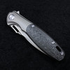 Twosun TS162 S90V Carbon Fiber Titanium Flipper Pocket Folding Knife