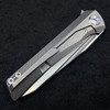 TWOSUN TS184 FOLDING FRAME LOCK KNIFE TITANIUM ALLOY HANDLE PLAIN EDGE BLADE
