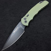Pro-Tech TR-4.3 CPM-D2 Plain Edge OD Green Handle Black DLC Blade 