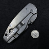 DPx HEAT/F Frame Lock Knife Black G-10 Titanium (2.375" Gray Niolox)