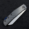 Zero Tolerance 0230 Jens Anso Slipjoint Folding Knife 2.6" CPM-20CV Sheepsfoot Carbon Fiber Handles