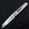 Kizer Feist Front Fipper S35VN Reverse Tanto Titanium Framelock 2.82" Blade