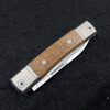 LionSteel BestMan BM2 Traditional Slip Joint Knife Natural Micarta (2.88" Satin)