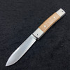 LionSteel BestMan BM2 Traditional Slip Joint Knife Natural Micarta (2.88" Satin)