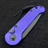 Microtech LUDT Automatic Purple Finish Black Blade & Hardware 135-1 PU