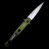 Kershaw Launch 8 Stiletto Automatic Knife Green/CF (3.5" Black)