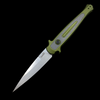 Kershaw Launch 8 Stiletto Automatic Knife Green/CF (3.5" Black)