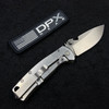 DPx Gear HEST/F Urban Frame Lock Knife OD Green Titanium (2.9" Gray)