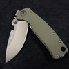 DPx Gear HEST/F Urban Frame Lock Knife OD Green Titanium (2.9" Gray)