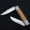 LionSteel Best Man BM13 Slipjoint Santos Wood Dual Blade M390  LionSteel Best Man BM13 Slipjoint Santos Wood Dual Blade M390