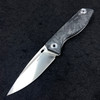 Real Steel Sidus Free Linerlock Folder Luminous shred Carbon Fiber D2