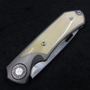 TwoSun TS245 Titanium Slip Joint Bone Inlays M390 Drop Point