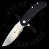 Steel Will Small Cutjack D2 Satin Blade Black FRN 3" Flipper